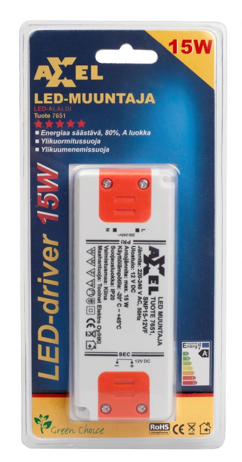 LED MUUNTAJA 15W 12V - Asennustarvikkeet - 6438152076514 - 1