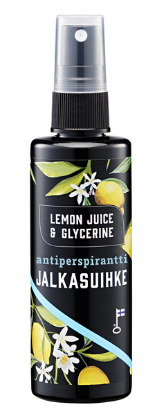 LJG Antiperspirantti jalkasuihke 100ml - Jalkojenhoito - 6414400240104 - 1