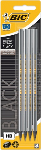 LYIJYKYNÄ EVOLUTION MUSTA 4-PACK - Kynät ja tussit - 3086123278004 - 1