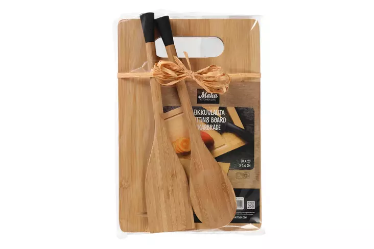 Maku Lahjapakkaus keittiövälineet bambua - Joululahjaideat - 6410416012964 - 1