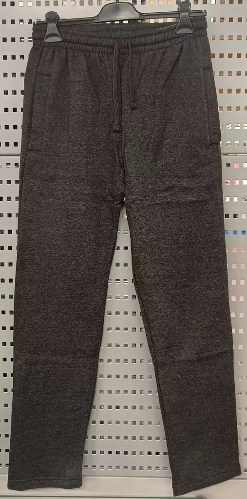 Miesten collegehousut suora lahje tummanharmaa S - Miesten college-ja verryttelyhousut - 6419285419874 - 2