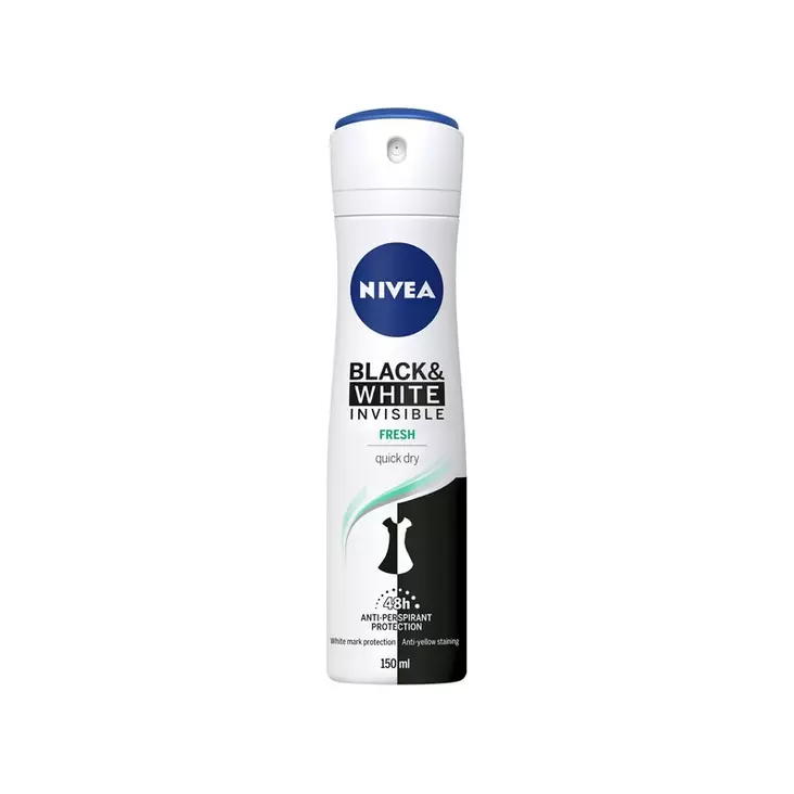 NIVEA DEO SPRAY 150ML B&W FRESH - Naisten deodorantit - 4005900489494 - 1
