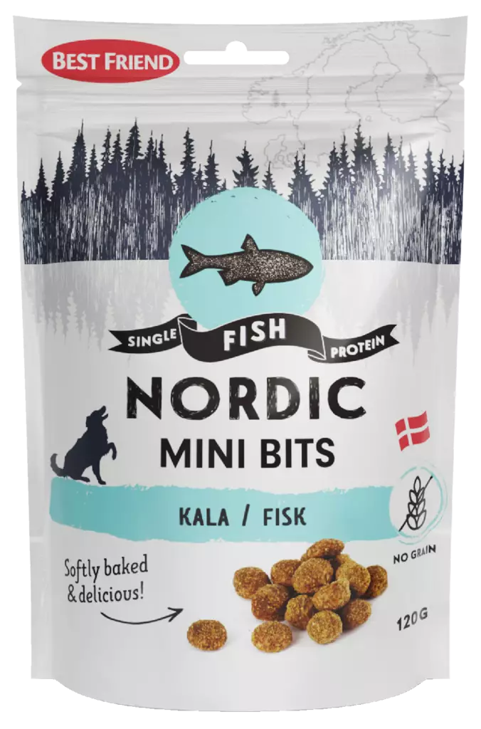 NORDIC MINI BITS KALA - Koiran makupalat - 5700551171444 - 1