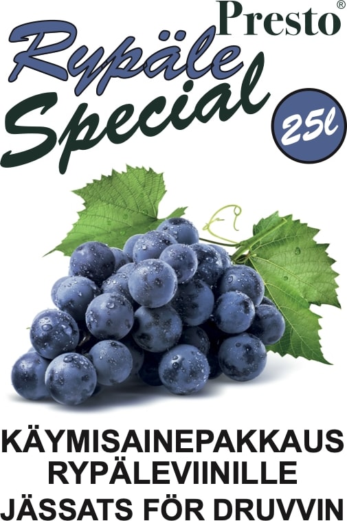 PRESTO KÄYMISAINE RYPÄLEVIINILLE - Viininvalmistus - 6417165054054 - 1