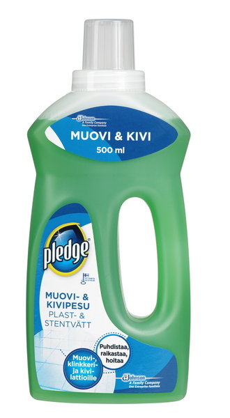 Pledge Muovi- & Kivipesu 500ml - Lattianpesuaineet ja lattian vahaus - 6414400052844 - 1