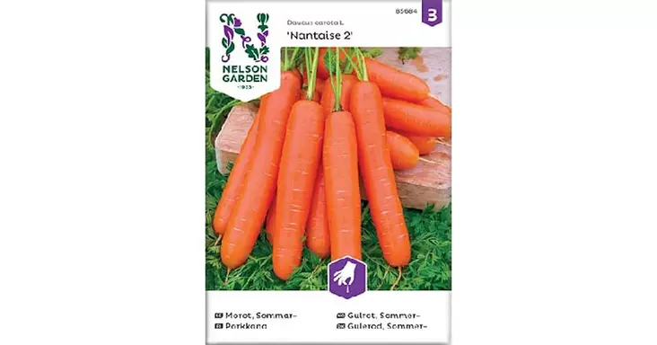 Porkkana, Nantaise 2 - Vihannesten ja hedelmien siemenet - 7312600856844 - 1