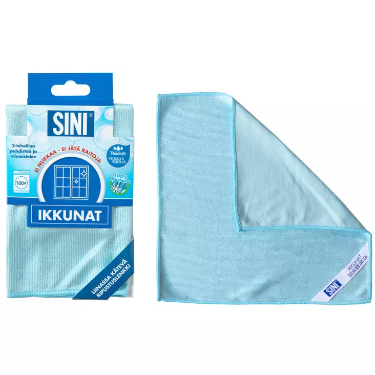 SINI IKKUNALIINA - Siivousliinat ja -sienet - 6423800035944 - 1