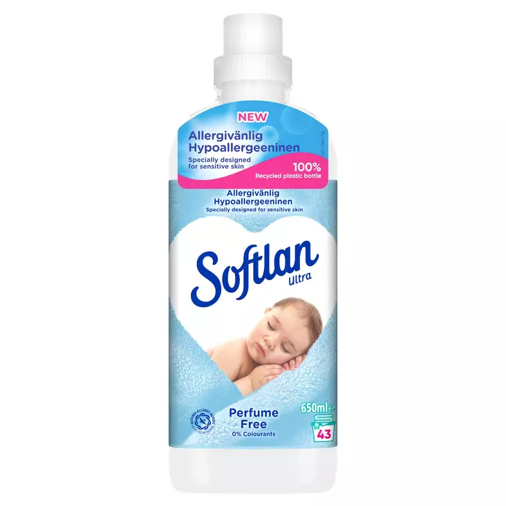 SOFTLAN 650ML PERFUME FREE HUUHTELUAINE - Pyykinpesuaineet  - 8718951444454 - 1
