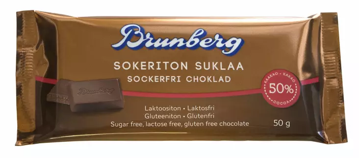 SOKERITON SUKLAA 50G L,S,G,P - Suklaat ja konvehdit - 6436000017504 - 1