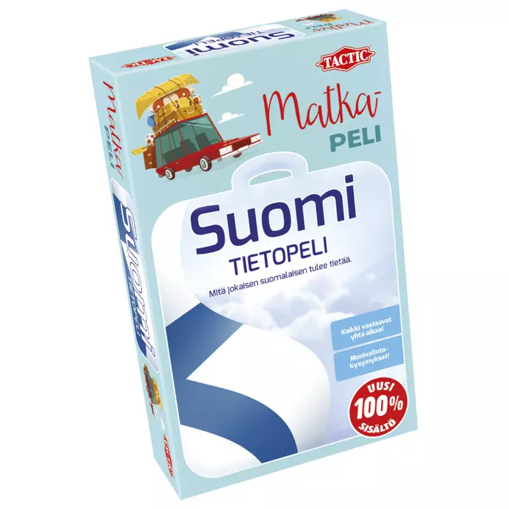 Suomi tietopeli matkapeli - Pöytä- ja lautapelit - 6416739407364 - 1
