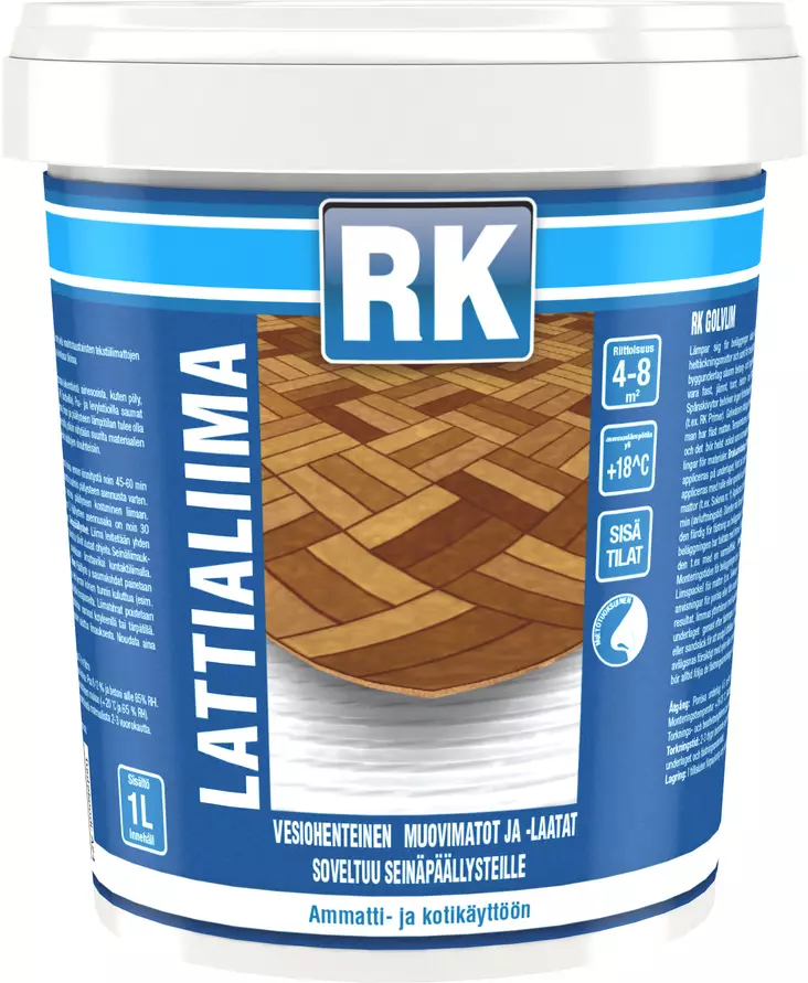 TIMPURI Lattialiima 1 l - Kiinnitys- ja liimamassat - 6418091031904 - 1