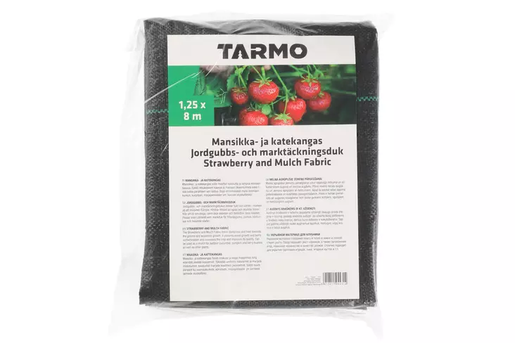 Tarmo Mansikka- ja katekangas 1,25x8 m - Puutarhakankaat - 6410411944314 - 1