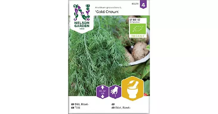 Tilli, Gold Crown, Organic - Vihannesten ja hedelmien siemenet - 7312600852754 - 1