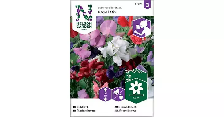 Tuoksuherne, Royal Mix - Kukkien siemenet - 7312600878044 - 1