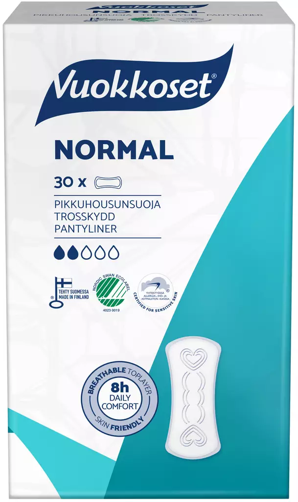 VUOKKOSET PHS NORMAL 30kpl - Pikkuhousunsuojat - 6414100700434 - 1