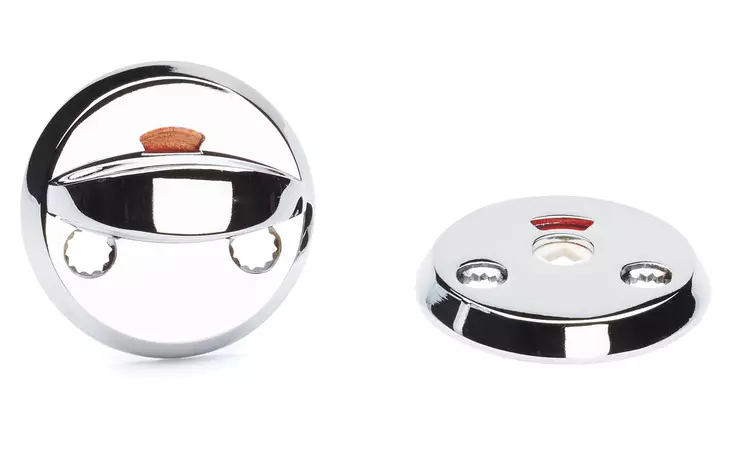 WC-VÄÄNTÖNUPPI TORINO KROMI - Lukkotarvikkeet - 7317900176074 - 1