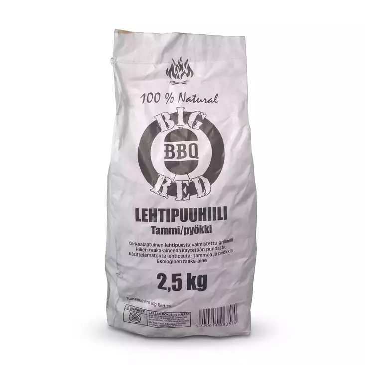 BIG RED GRILLIHIILI 2,5 KG - Hiilet, briketit ja halot - 6420614083574 - 1