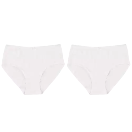 Acces Maxi alushousut 2-pack valkoinen M - Naisten alushousut - 6410416477534 - 1