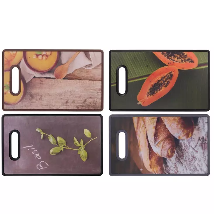 Alpina Leikkuulauta kuvalla 23x37x1,2cm - Avaajat, raastimet ja keittiötarvikkeet - 8711252245294 - 1