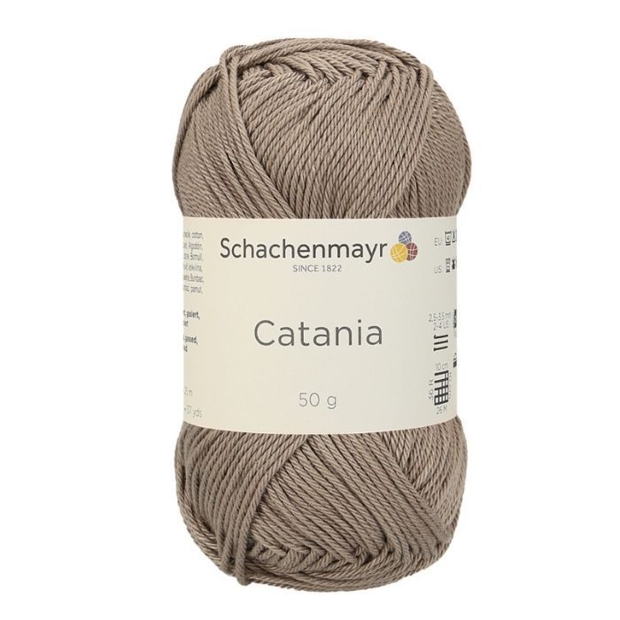 Catania Puuvillalanka taupe - Neulelangat ja virkkuulangat - 4082700743544 - 1