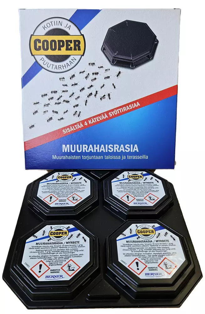COOPER MUURAHAISRASIA 4 KPL - Hyönteiskarkoittimet ja -pyydykset - 6416793900184 - 1