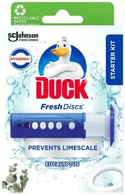 Duck Fresh Discs 36ml Eucalyptus täyttö - WC:n puhdistus ja putkenavaajat - 5000204338744 - 1