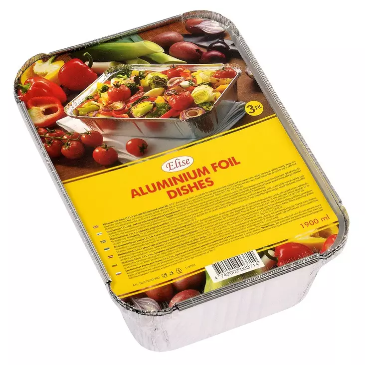 ELISE PAISTOVUOKA 3KPL 1,9L - Foliot ja paistopussit - 4742002003714 - 1