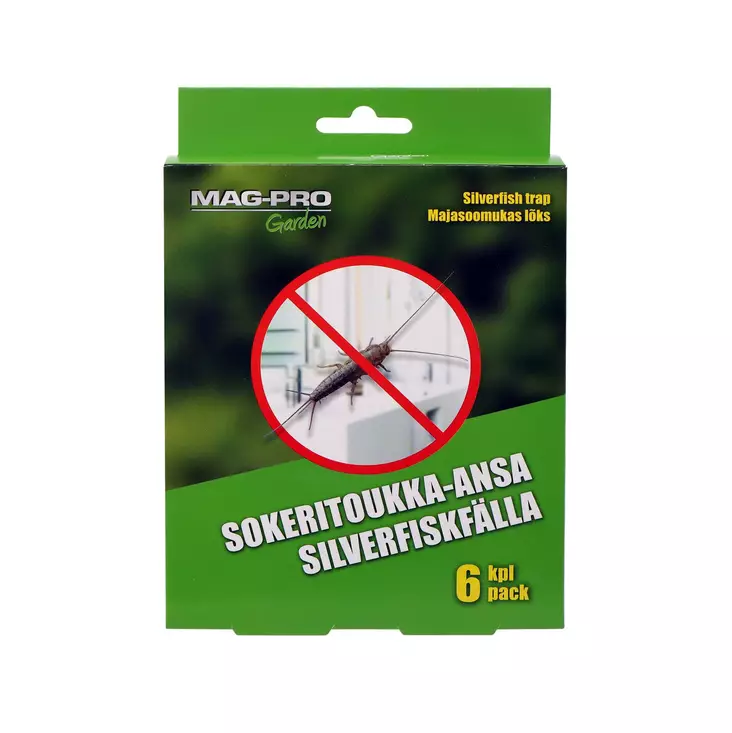 Mag-Pro Garden Sokeritoukka-ansa 6 kpl - Hyönteiskarkoittimet ja -pyydykset - 6418536028704 - 1