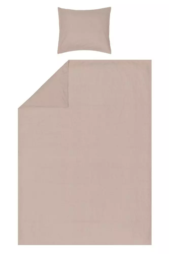 Fanni K Pussilakanasetti Perla hiekka 150x210 cm, 50x60 cm - Vuodevaatteet - 6410416418254 - 1