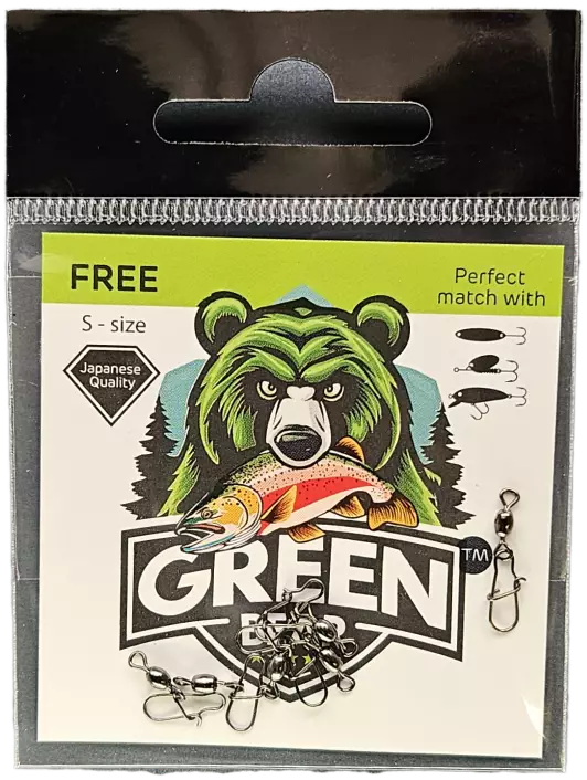 Green Bear Free lukkoleikari S - Perukesiimat ja -tarvikkeet - 6429811361034 - 1
