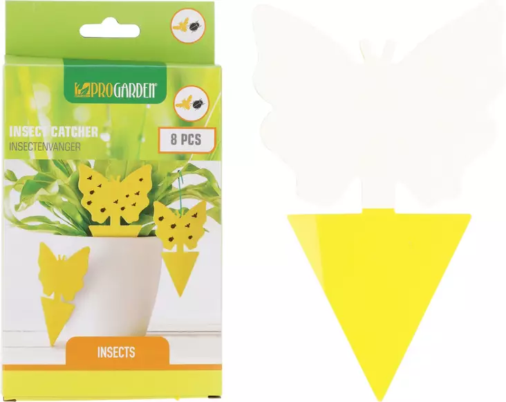 Hyönteisliima-ansa 8 kpl/pkt - Hyönteiskarkoittimet ja -pyydykset - 8721037299404 - 1