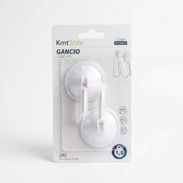 IMUKUPPIKOUKUT 2 KPL 5,5 cm - Ripustuskoukut - 6438506022334 - 1