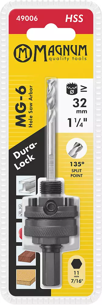 Istukka Dura-Lock MG-6 32–210mm - Reikäsahat - 6418868490064 - 1