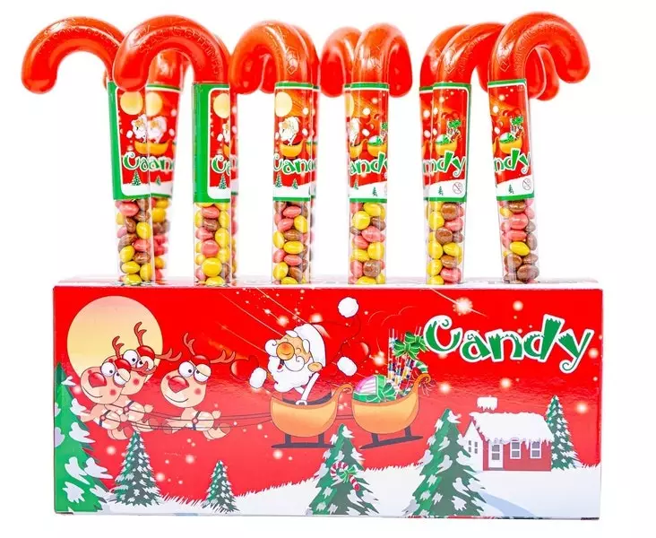 KARKKIKEPPI CANDY CANE 70 g - Makeispussit, -patukat ja tikkarit - 7340149218694 - 1