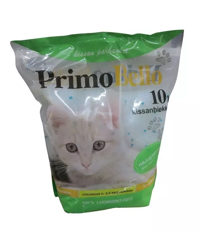 KISSANHIEKKA SILICA 10 L ALOE VERA - Kissanhiekat - 6438159018364 - 1