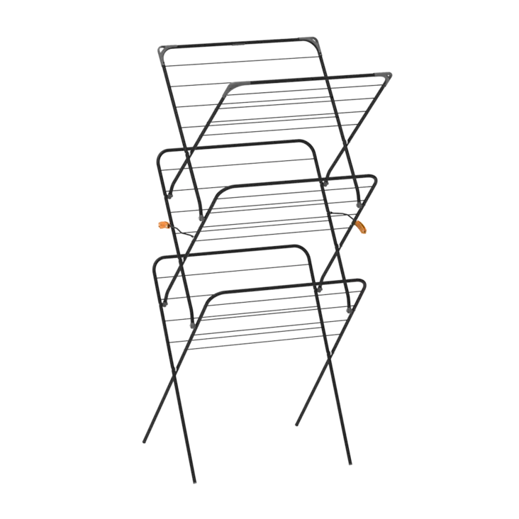 KUIVAUSTELINE RISE MUSTA SINI - Pyykinkuivaustelineet - 7315542911404 - 1