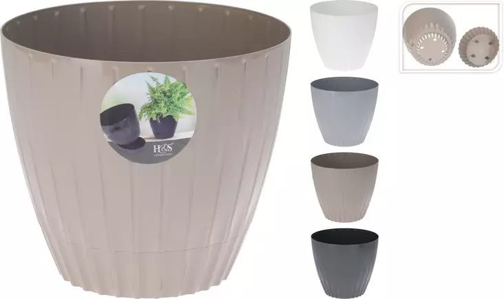 Kukkaruukku 4,8 L - Kukkaruukut ja -amppelit - 8721037046824 - 1