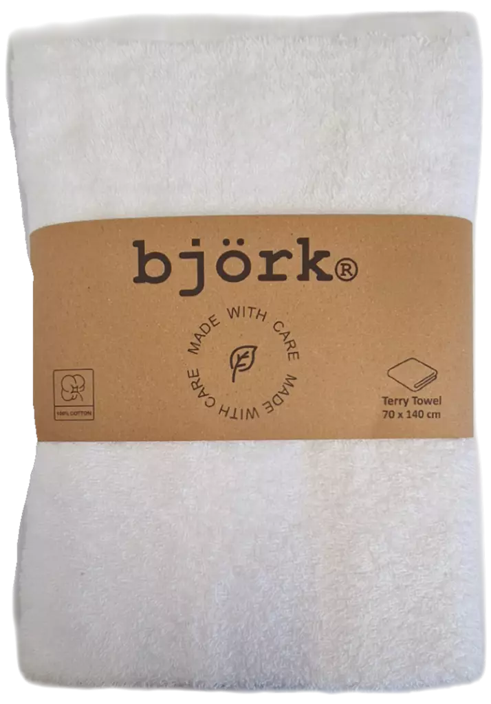 Kylpypyyhe 70x140cm valkoinen - Käsi- ja kylpypyyhkeet - 7332602511664 - 1