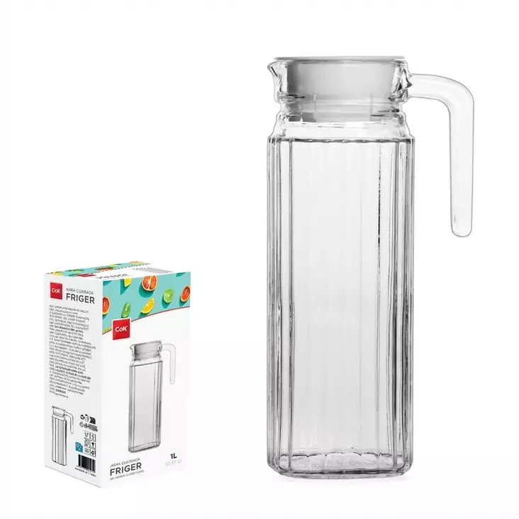 Lasikannu Friger Square 1L - Kannut - 8435123309174 - 1