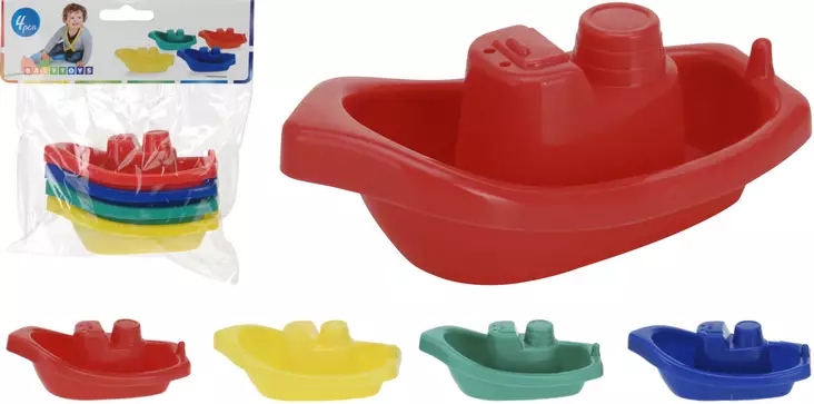 Muoviveneet 4 kpl - Ulkoleikit - 8718158514394 - 1