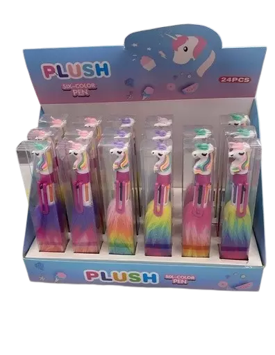 Mustekynä 6 väriä - Sakset - 6438506007034 - 1