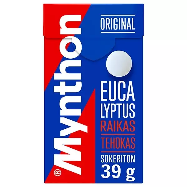 MYNTHON ORIGINAL EUCALYPTYS SOKERITON - Purukumit ja pastillit - 6420256910894 - 1