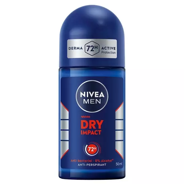NIVEA MEN DEO ROLL-ON 50ML DRY IMPACT - Miesten deodorantit - 0000042449034 - 1