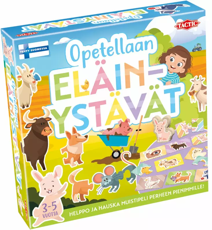 OPETELLAAN ELÄINYSTÄVÄT - Pöytä- ja lautapelit - 6416739593074 - 1