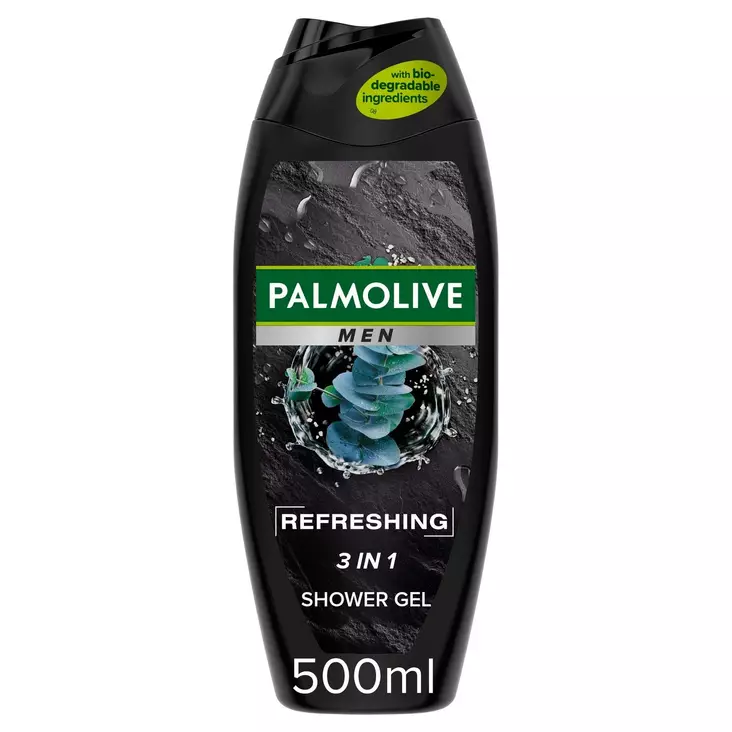 Palmolive Men Refreshing 3in1 suihkusaippua 500 ml - Miesten saippuat ja suihkugeelit - 8714789733104 - 1