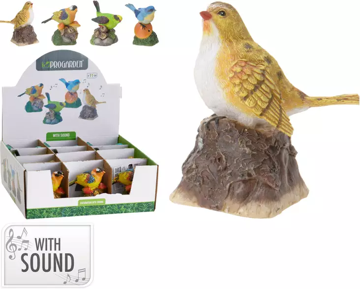 Puutarhakoriste Laulava lintu 11 cm - Koriste-esineet - 8718158548054 - 1