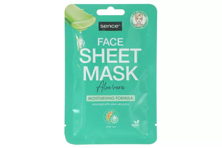 SENCE ALOE VERA KASVONAAMIO AFTER SUN - Aurinkovoiteet ja -tuotteet - 8720604315264 - 1