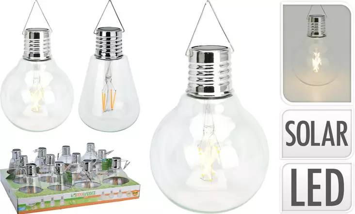 Solarvalo pallo ripustettava - Aurinkokennovalaisimet - 8719987461804 - 1