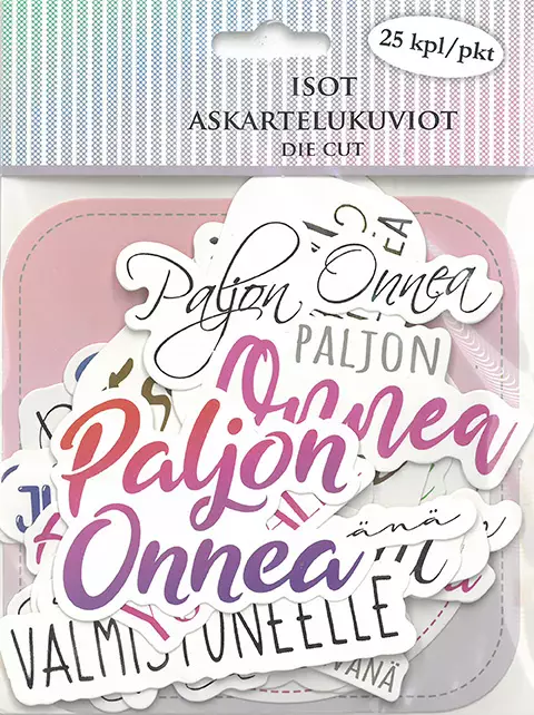 Tekstilajitelma 25kpl - Tee-se-itse DIY - 6417715030194 - 1