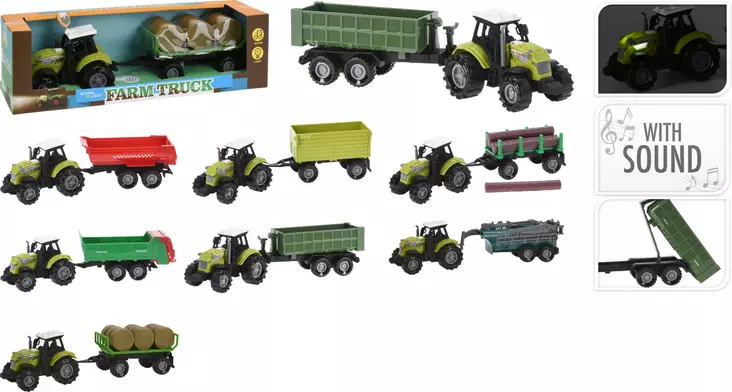 Traktori ja perävaunu - Sisäleikit - 8720573340694 - 1